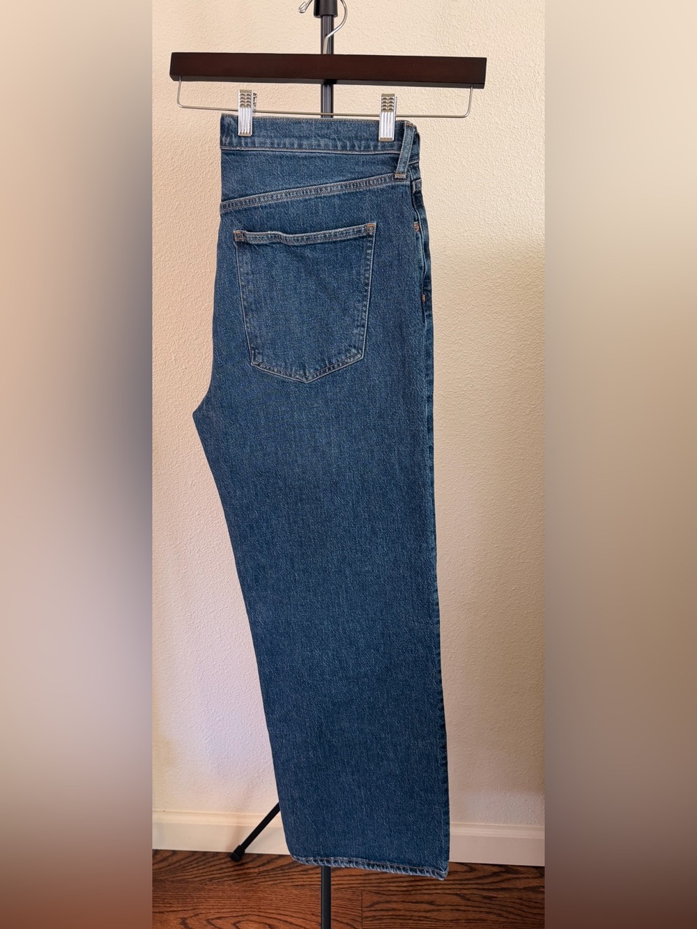 Agolde Harper Straight-Leg Jeans in Tempo - Picture 6 of 7
